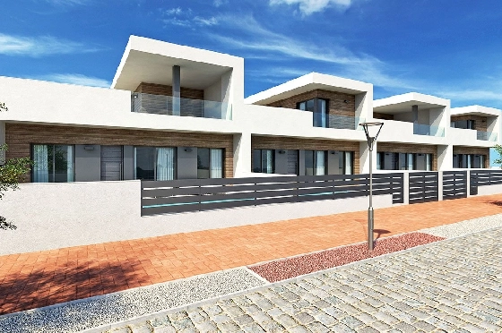 Reihenhaus in Formentera del Segura(Valencia) zu verkaufen, Wohnfläche 147 m², Zustand Erstbezug, Grundstück 140 m², 2 Schlafzimmer, 2 Badezimmer, Pool, ref.: HA-FRN-110-R01-1