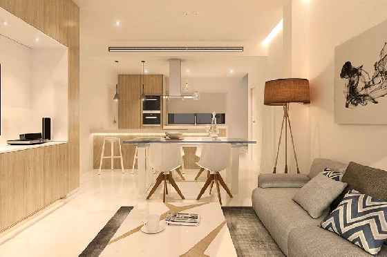Reihenhaus in Formentera del Segura(Valencia) zu verkaufen, Wohnfläche 147 m², Zustand Erstbezug, Grundstück 140 m², 2 Schlafzimmer, 2 Badezimmer, Pool, ref.: HA-FRN-110-R01-2