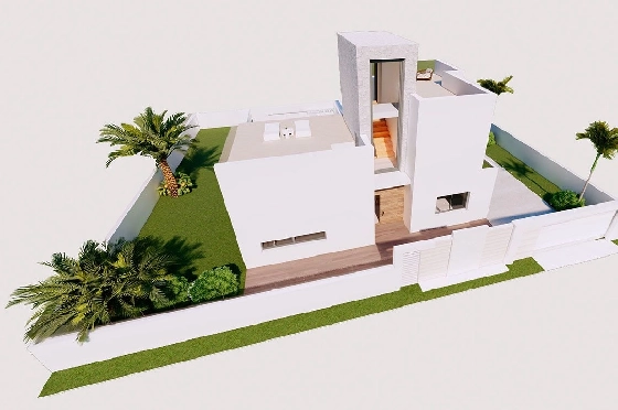 Villa in Finestrat zu verkaufen, Wohnfläche 224 m², Zustand Erstbezug, Grundstück 400 m², 3 Schlafzimmer, 2 Badezimmer, Pool, ref.: HA-FIN-310-E01-17