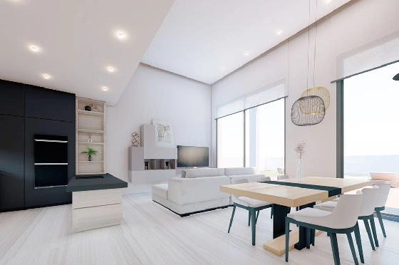 Villa in Finestrat zu verkaufen, Wohnfläche 224 m², Zustand Erstbezug, Grundstück 400 m², 3 Schlafzimmer, 2 Badezimmer, Pool, ref.: HA-FIN-310-E01-4