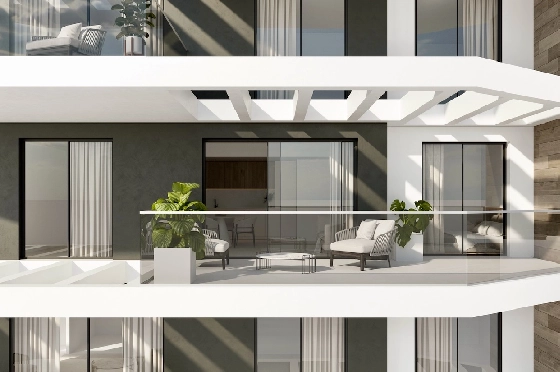 Apartment in Calpe(Calpe Town Centre) zu verkaufen, Wohnfläche 108 m², Klimaanlage, 2 Schlafzimmer, 2 Badezimmer, Pool, ref.: CA-A-1754-AMB-11