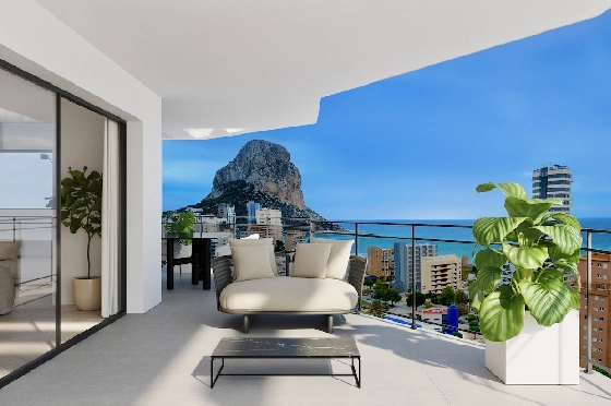 Apartment in Calpe(Calpe Town Centre) zu verkaufen, Wohnfläche 108 m², Klimaanlage, 2 Schlafzimmer, 2 Badezimmer, Pool, ref.: CA-A-1754-AMB-2