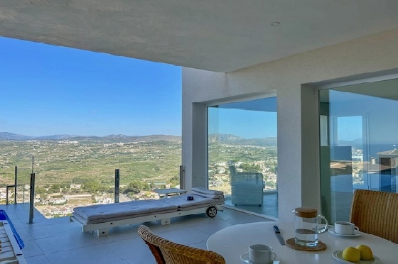 Villa in Benitachell(La Cumbre del Sol) zu verkaufen, Wohnfläche 140 m², Klimaanlage, Grundstück 1395 m², 2 Schlafzimmer, 2 Badezimmer, Pool, ref.: CA-H-1815-AMB-15