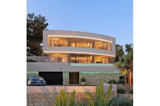 Villa in Calpe(Empedrola) zu verkaufen, Wohnfläche 335 m², Klimaanlage, Grundstück 1042 m², 4 Schlafzimmer, 4 Badezimmer, Pool, ref.: CA-H-1826-AMB-12