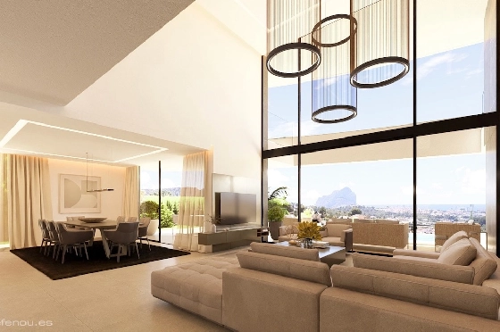 Villa in Calpe(Empedrola) zu verkaufen, Wohnfläche 335 m², Klimaanlage, Grundstück 1042 m², 4 Schlafzimmer, 4 Badezimmer, Pool, ref.: CA-H-1826-AMB-2