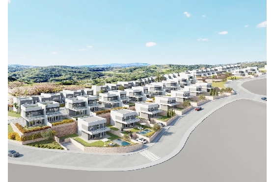 Stadthaus in Finestrat(Finestrat) zu verkaufen, Wohnfläche 128 m², Klimaanlage, Grundstück 275 m², 4 Schlafzimmer, 2 Badezimmer, Pool, ref.: CA-B-1828-AMB-16
