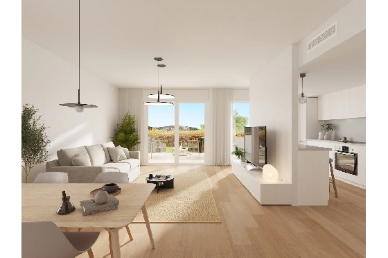 Stadthaus in Finestrat(Finestrat) zu verkaufen, Wohnfläche 128 m², Klimaanlage, Grundstück 275 m², 4 Schlafzimmer, 2 Badezimmer, Pool, ref.: CA-B-1828-AMB-3