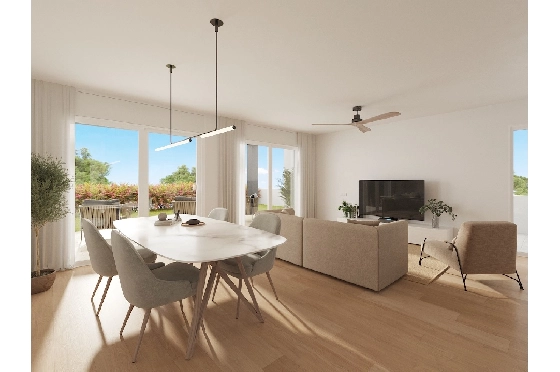 Stadthaus in Finestrat(Finestrat) zu verkaufen, Wohnfläche 128 m², Klimaanlage, Grundstück 275 m², 4 Schlafzimmer, 2 Badezimmer, Pool, ref.: CA-B-1828-AMB-4