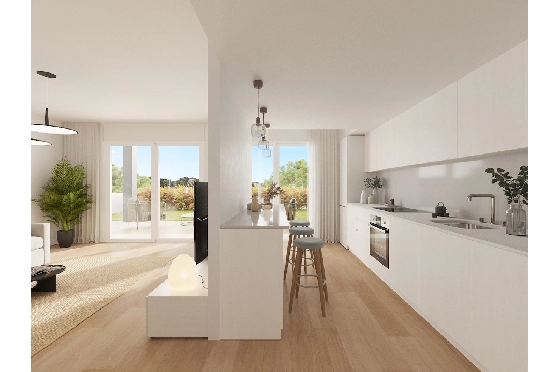 Stadthaus in Finestrat(Finestrat) zu verkaufen, Wohnfläche 128 m², Klimaanlage, Grundstück 275 m², 4 Schlafzimmer, 2 Badezimmer, Pool, ref.: CA-B-1828-AMB-7