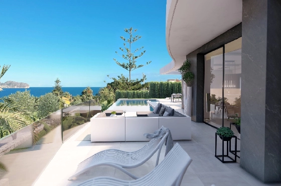 Villa in Benissa(La Fustera) zu verkaufen, Wohnfläche 621 m², Klimaanlage, Grundstück 1250 m², 4 Schlafzimmer, 6 Badezimmer, Pool, ref.: CA-H-1834-AMB-4