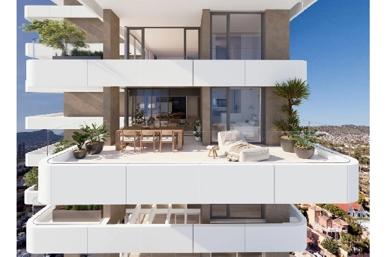 Apartment in Calpe(Calpe) zu verkaufen, Wohnfläche 348 m², Klimaanlage, 3 Schlafzimmer, 2 Badezimmer, Pool, ref.: CA-A-1835-AMB-11