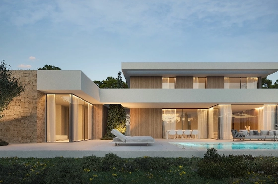 Villa in Moraira(Benimeit) zu verkaufen, Wohnfläche 340 m², Klimaanlage, Grundstück 814 m², 5 Schlafzimmer, 4 Badezimmer, Pool, ref.: CA-H-1837-AMB-1