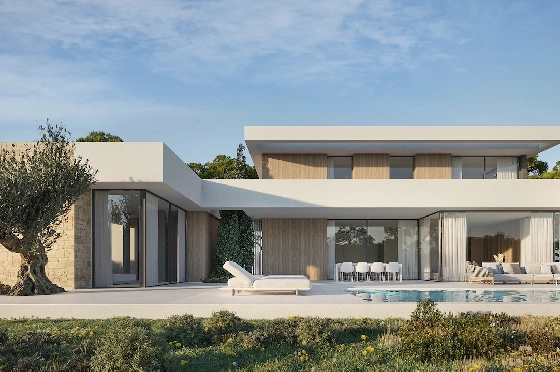 Villa in Moraira(Benimeit) zu verkaufen, Wohnfläche 340 m², Klimaanlage, Grundstück 814 m², 5 Schlafzimmer, 4 Badezimmer, Pool, ref.: CA-H-1837-AMB-5