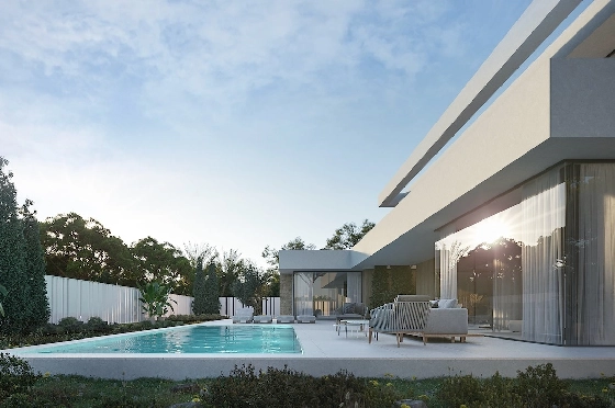 Villa in Moraira(Benimeit) zu verkaufen, Wohnfläche 340 m², Klimaanlage, Grundstück 814 m², 5 Schlafzimmer, 4 Badezimmer, Pool, ref.: CA-H-1837-AMB-6
