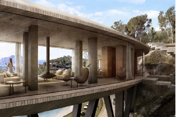 Villa in Benissa(Raco de Galeno) zu verkaufen, Wohnfläche 680 m², Klimaanlage, Grundstück 1857 m², 4 Schlafzimmer, 4 Badezimmer, Pool, ref.: CA-H-1864-AMB-1