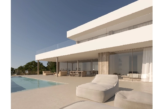 Villa in Benitachell(Kalmias) zu verkaufen, Klimaanlage, Grundstück 842 m², 3 Schlafzimmer, 3 Badezimmer, Pool, ref.: CA-H-1866-AMB-1