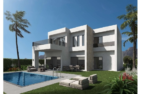 Villa in Benissa(La Fustera) zu verkaufen, Wohnfläche 205 m², Klimaanlage, Grundstück 1715 m², 3 Schlafzimmer, 3 Badezimmer, Pool, ref.: CA-H-1867-AMB-1