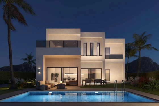 Villa in Benissa(La Fustera) zu verkaufen, Wohnfläche 205 m², Klimaanlage, Grundstück 1715 m², 3 Schlafzimmer, 3 Badezimmer, Pool, ref.: CA-H-1867-AMB-5