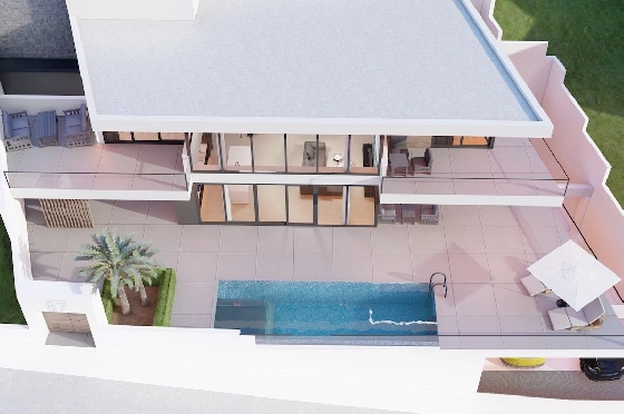 Villa in Benitachell(La Cumbre del Sol) zu verkaufen, Wohnfläche 511 m², Klimaanlage, Grundstück 745 m², 3 Schlafzimmer, 4 Badezimmer, Pool, ref.: CA-H-1871-AMBI-19