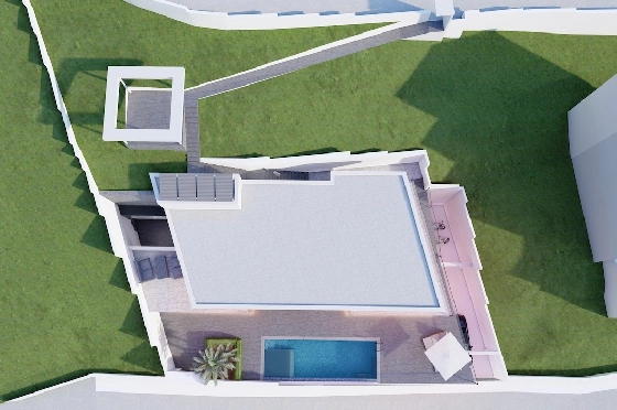 Villa in Benitachell(La Cumbre del Sol) zu verkaufen, Wohnfläche 511 m², Klimaanlage, Grundstück 745 m², 3 Schlafzimmer, 4 Badezimmer, Pool, ref.: CA-H-1871-AMBI-27