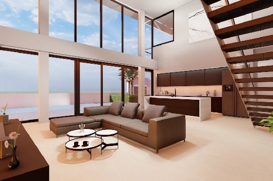 Villa in Benitachell(La Cumbre del Sol) zu verkaufen, Wohnfläche 511 m², Klimaanlage, Grundstück 745 m², 3 Schlafzimmer, 4 Badezimmer, Pool, ref.: CA-H-1871-AMBI-6