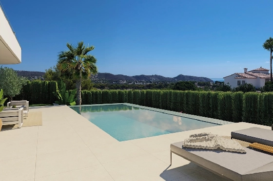Villa in Moraira(Benimeit) zu verkaufen, Wohnfläche 295 m², Klimaanlage, Grundstück 811 m², 4 Schlafzimmer, 4 Badezimmer, Pool, ref.: CA-H-1890-AMB-2