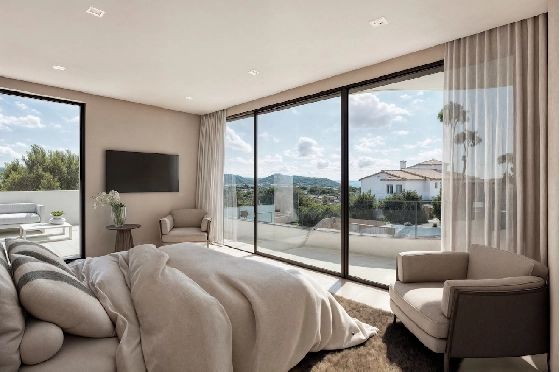 Villa in Moraira(Benimeit) zu verkaufen, Wohnfläche 295 m², Klimaanlage, Grundstück 811 m², 4 Schlafzimmer, 4 Badezimmer, Pool, ref.: CA-H-1890-AMB-6