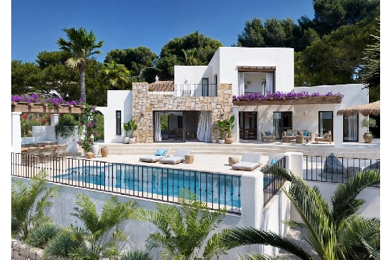 Villa in Benissa(San Jaime) zu verkaufen, Wohnfläche 296 m², Klimaanlage, Grundstück 839 m², 4 Schlafzimmer, 4 Badezimmer, Pool, ref.: CA-H-1891-AMBI-1