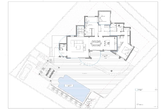 Villa in Benissa(San Jaime) zu verkaufen, Wohnfläche 296 m², Klimaanlage, Grundstück 839 m², 4 Schlafzimmer, 4 Badezimmer, Pool, ref.: CA-H-1891-AMBI-14