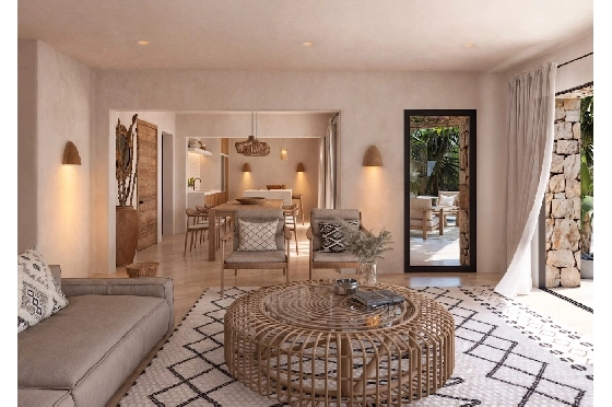 Villa in Benissa(San Jaime) zu verkaufen, Wohnfläche 296 m², Klimaanlage, Grundstück 839 m², 4 Schlafzimmer, 4 Badezimmer, Pool, ref.: CA-H-1891-AMBI-3