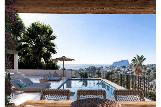Villa in Benissa(San Jaime) zu verkaufen, Wohnfläche 296 m², Klimaanlage, Grundstück 839 m², 4 Schlafzimmer, 4 Badezimmer, Pool, ref.: CA-H-1891-AMBI-5