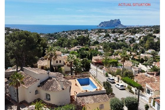 Villa in Benissa(San Jaime) zu verkaufen, Wohnfläche 296 m², Klimaanlage, Grundstück 839 m², 4 Schlafzimmer, 4 Badezimmer, Pool, ref.: CA-H-1891-AMBI-8