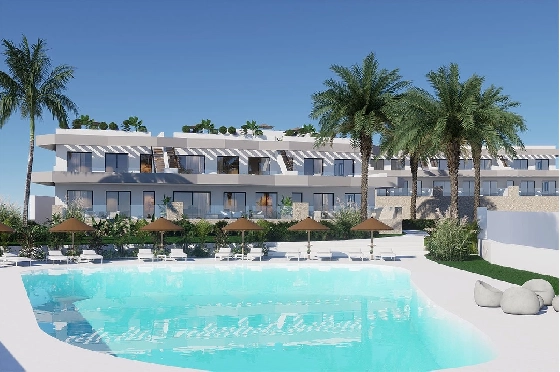 Penthouse Apartment in Finestrat zu verkaufen, Wohnfläche 221 m², Zustand Erstbezug, 2 Schlafzimmer, 2 Badezimmer, Pool, ref.: HA-FIN-317-A02-2
