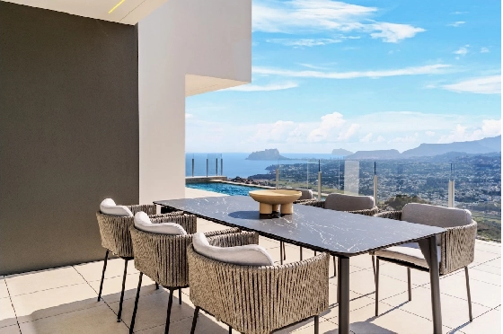 Villa in Benitachell(Cumbre del Sol) zu verkaufen, Wohnfläche 461 m², Klimaanlage, Grundstück 716 m², 3 Schlafzimmer, 2 Badezimmer, Pool, ref.: CA-H-1892-AMB-9
