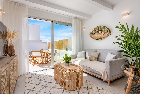 Villa in Los Alcazares zu verkaufen, Wohnfläche 130 m², Zustand Erstbezug, Grundstück 180 m², 3 Schlafzimmer, 2 Badezimmer, Pool, ref.: HA-LAN-434-E02-6