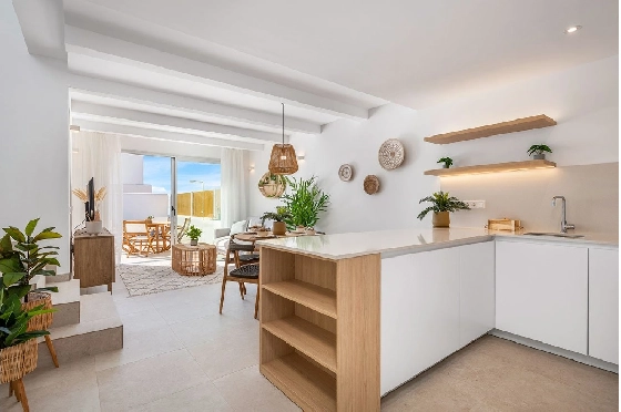 Villa in Los Alcazares zu verkaufen, Wohnfläche 130 m², Zustand Erstbezug, Grundstück 180 m², 3 Schlafzimmer, 2 Badezimmer, Pool, ref.: HA-LAN-434-E02-8
