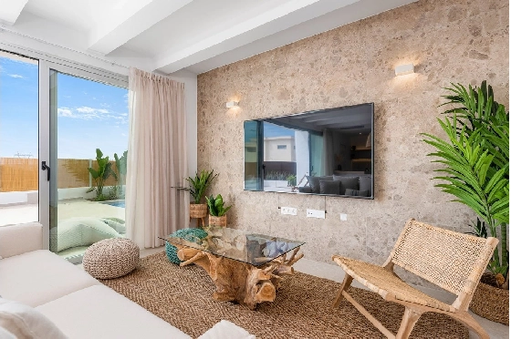 Villa in Los Alcazares zu verkaufen, Wohnfläche 115 m², Zustand Erstbezug, Grundstück 217 m², 3 Schlafzimmer, 2 Badezimmer, Pool, ref.: HA-LAN-434-E01-11