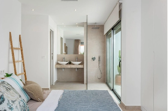 Villa in Los Alcazares zu verkaufen, Wohnfläche 115 m², Zustand Erstbezug, Grundstück 217 m², 3 Schlafzimmer, 2 Badezimmer, Pool, ref.: HA-LAN-434-E01-14