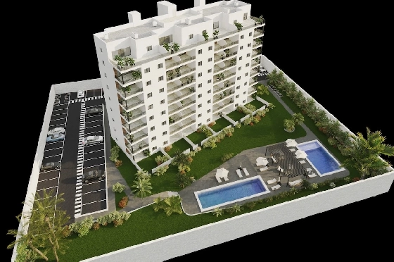 Apartment in Villajoyosa(Villajoyosa) zu verkaufen, Wohnfläche 82 m², Klimaanlage, 2 Schlafzimmer, 2 Badezimmer, Pool, ref.: CA-A-1899-AMB-4