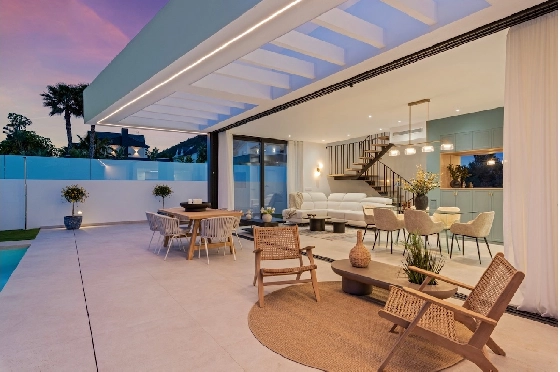 Villa in Polop(Polop) zu verkaufen, Wohnfläche 311 m², Klimaanlage, Grundstück 420 m², 4 Schlafzimmer, 4 Badezimmer, Pool, ref.: CA-H-1902-AMB-25