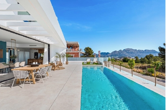 Villa in Polop(Polop) zu verkaufen, Wohnfläche 311 m², Klimaanlage, Grundstück 420 m², 4 Schlafzimmer, 4 Badezimmer, Pool, ref.: CA-H-1902-AMB-28