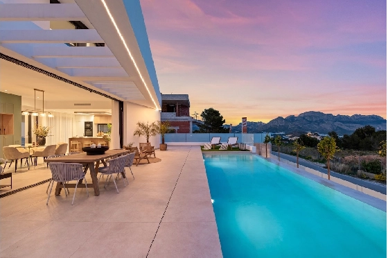 Villa in Polop(Polop) zu verkaufen, Wohnfläche 311 m², Klimaanlage, Grundstück 420 m², 4 Schlafzimmer, 4 Badezimmer, Pool, ref.: CA-H-1902-AMB-30