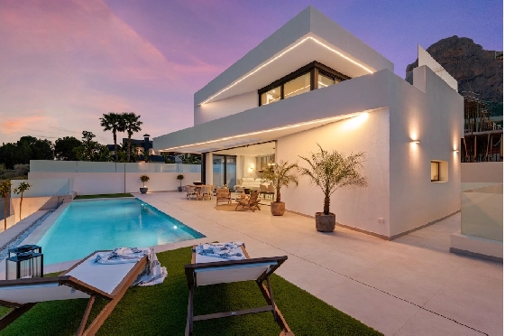 Villa in Polop(Polop) zu verkaufen, Wohnfläche 311 m², Klimaanlage, Grundstück 420 m², 4 Schlafzimmer, 4 Badezimmer, Pool, ref.: CA-H-1902-AMB-4