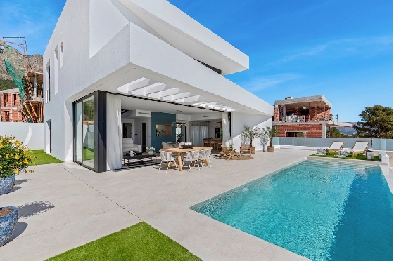 Villa in Polop(Polop) zu verkaufen, Wohnfläche 311 m², Klimaanlage, Grundstück 420 m², 4 Schlafzimmer, 4 Badezimmer, Pool, ref.: CA-H-1902-AMB-5
