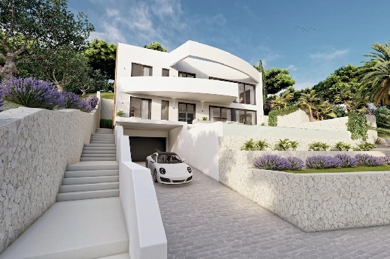 Villa in Altea(Sierra de Altea) zu verkaufen, Wohnfläche 500 m², Klimaanlage, Grundstück 1270 m², 4 Schlafzimmer, 4 Badezimmer, Pool, ref.: CA-H-1718-AMBI-1