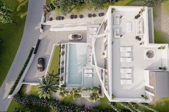 Villa in Altea(Sierra de Altea) zu verkaufen, Wohnfläche 500 m², Klimaanlage, Grundstück 1270 m², 4 Schlafzimmer, 4 Badezimmer, Pool, ref.: CA-H-1718-AMBI-20