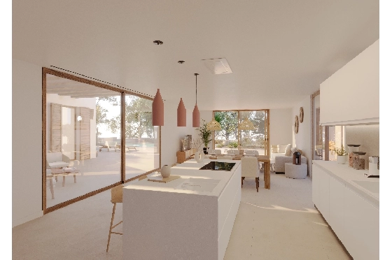 Villa in Moraira(Solpark) zu verkaufen, Wohnfläche 212 m², Klimaanlage, Grundstück 985 m², 5 Schlafzimmer, 4 Badezimmer, Pool, ref.: CA-H-1748-AMBI-3