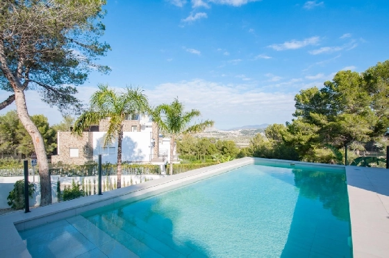 Villa in Moraira(Benimeit) zu verkaufen, Wohnfläche 396 m², Klimaanlage, Grundstück 795 m², 4 Schlafzimmer, 5 Badezimmer, Pool, ref.: CA-H-1749-AMBI-2
