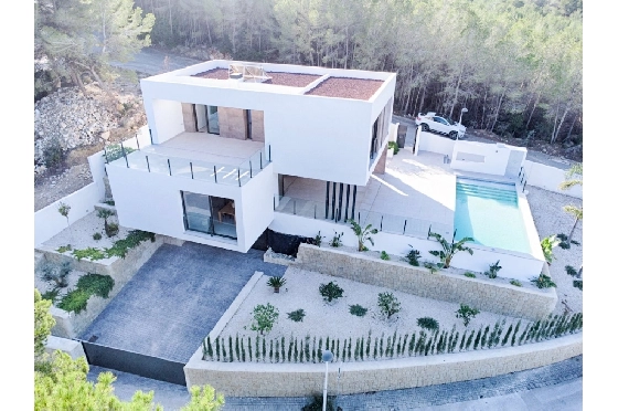 Villa in Moraira(Benimeit) zu verkaufen, Wohnfläche 396 m², Klimaanlage, Grundstück 795 m², 4 Schlafzimmer, 5 Badezimmer, Pool, ref.: CA-H-1749-AMBI-9