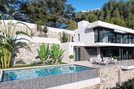Villa in Benissa(Raco de Galeno) zu verkaufen, Wohnfläche 436 m², Klimaanlage, Grundstück 1530 m², 4 Schlafzimmer, 5 Badezimmer, Pool, ref.: CA-H-1905-AMB-3